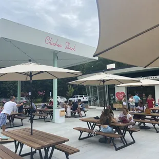 Great outdoor seating