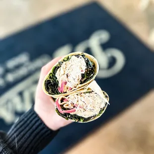 Chicken salad wrap
