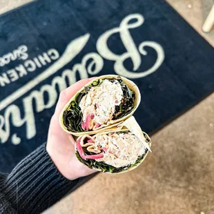Chicken salad wrap