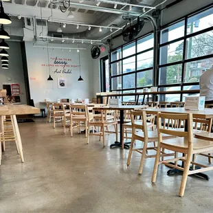 View of entire dining area from my table