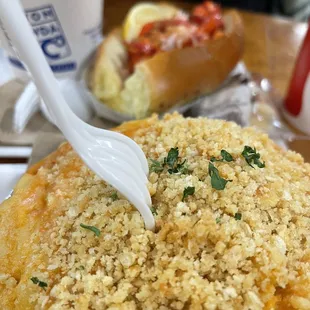 Maine Lobster Mac &amp; Cheese Pie 7/10