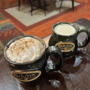 A MD Hot cup of coffee vs a SM.