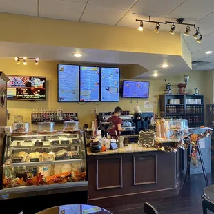 Inside the restaurant