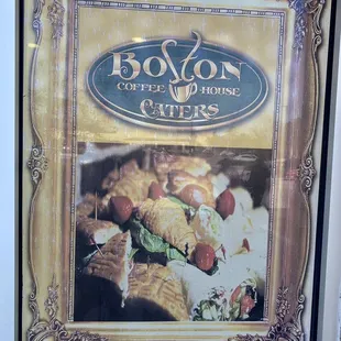 Window on outside the restaurant