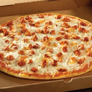 Buffalo chicken pizza.