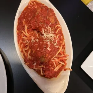 Hearty kids spaghetti