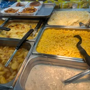 The hot bar as posted to their Facebook 3/22. Peep the Mac and Cheese