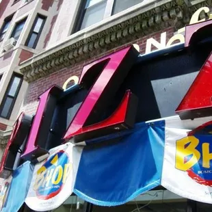 the front of a restaurant