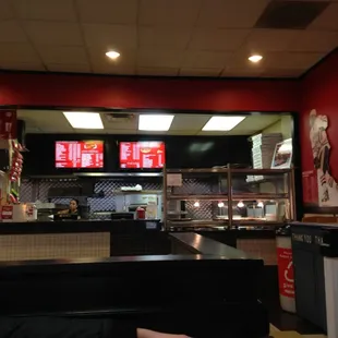 the interior of a restaurant