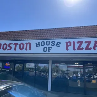 Front of establishment