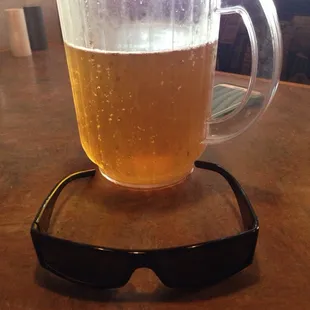 Beer on tap.