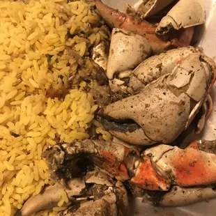 Jerk rock crab claws