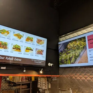 Menu Screen at Boston Kebab House 7/2018