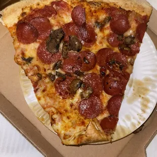 Pepperoni &amp; Mushroom Pizza