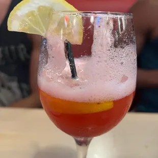 The drink that was too sweet