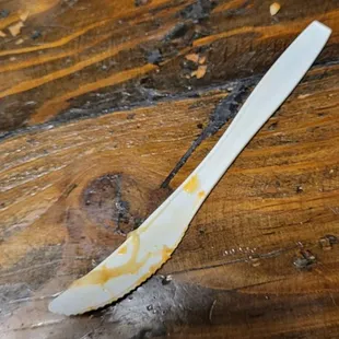 The knife to caught a thick ass calzone