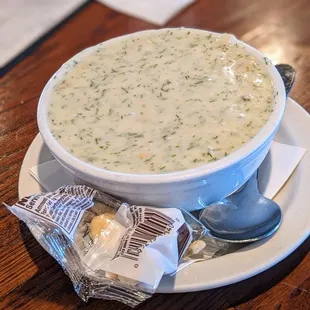New England Clam Chowder (bowl)