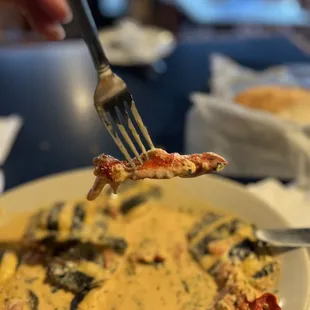 So many huge chunks of lobster in the lobster ravioli - highly recommend!