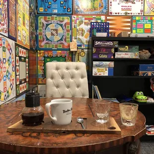 Game room from comfy seat view