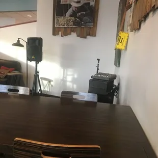 Open mic station!