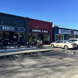 View from cute kid friendly park across street