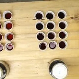 a variety of coffee roasters