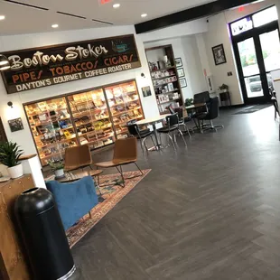 Cigars sold in coffee shop