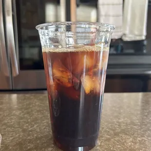 This is me putting ice in my drink at home (there are 20 ice cubes in here) Notice how much room is at the top