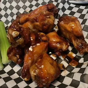 Wings with old granddaddy sauce