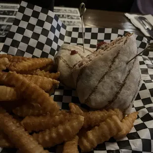 This is the turkey gobbler. Delicious! With French fries