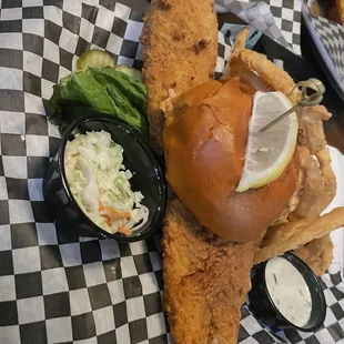 Big fish sandwich