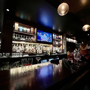 The bar.