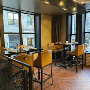 Upstairs seating