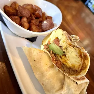 Breakfast burrito