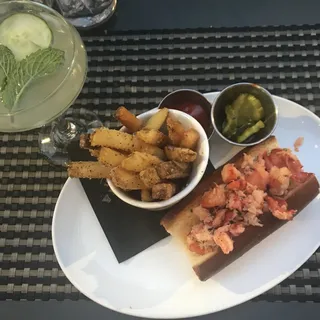 Classic Hot Lobster Roll Sandwich