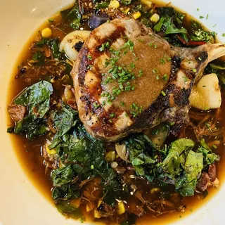 Apple Glazed Grilled Pork Chop