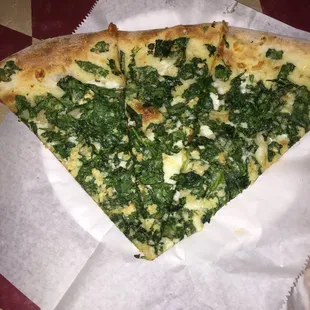 Mushroom and Spinach Pizza