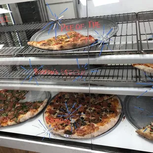 Pizza by the slice choices