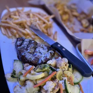 steak, food