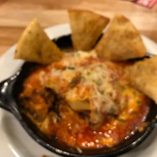 Lasagna is really good