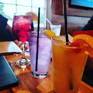 Sangria and unicorn lemonade