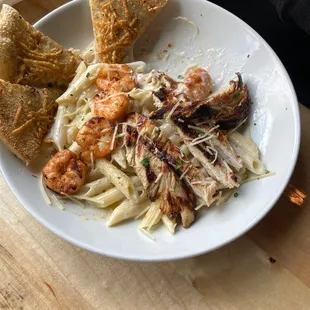 Chicken and Shrimp Pasta