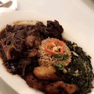 Oxtails with Broad Beans