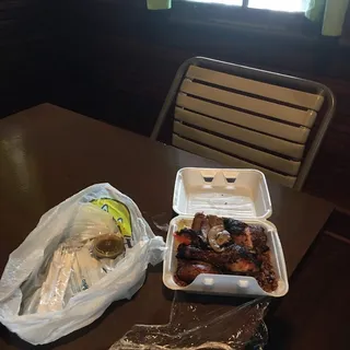 Jerk Chicken and Pork Combo