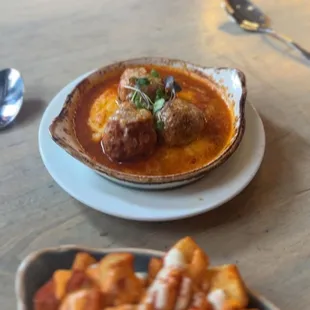 Patatas Bravas, Iberico Meatball