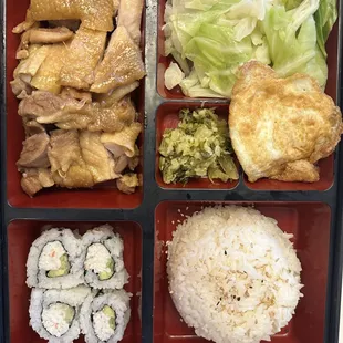 Soy Drizzle  Chicken Bento Box
