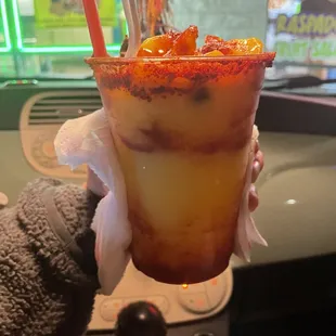 Chamango had perfect amount of chamoy