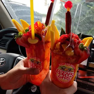 Russa (5.50$)and Chamoyada (5.99$), taste: 4/5