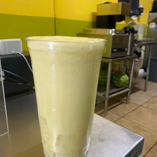 Botanas Poblanos: large, fresh pineapple juice