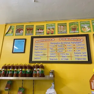 Botanas Poblanos: menu
